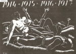 Анивоенный плакат 1917 года. Художник Ф. Мазерель
